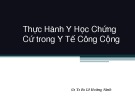 Bài giảng Y học: Thực hành y học chứng cứ trong y tế công cộng