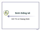 Bài giảng Sinh thống kê