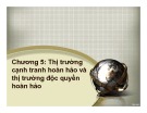 Bài giảng Kinh tế học: Chương 5 - Trương Thiên Hòa