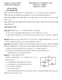 Đề thi HK 1 môn Vật lí lớp 11 năm 2017-2018 - THPT Trường Chinh