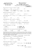 Đề kiểm tra tập trung lần 3 môn Toán phần Đại số lớp 12 năm 2017-2018 - THPT Gia Nghĩa - Mã đề 259