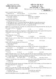 Đề kiểm tra tập trung lần 1 môn Hóa học lớp 12 năm 2017-2018 - THPT Gia Nghĩa - Mã đề 326