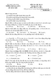 Đề kiểm tra tập trung lần 1 môn Vật lí lớp 12 năm 2017-2018 - THPT Gia Nghĩa - Mã đề 489