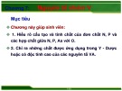 Bài giảng Hóa đại cương vô cơ: Chương 7 - Nguyên tố nhóm V