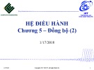 Bài giảng Hệ điều hành: Chương 5.2 - ĐH Công nghệ thông tin