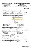 Đề thi Thi diễn tập THPT Quốc gia năm 2018 môn Toán - Sở GD&ĐT Tỉnh Đồng Tháp - Mã đề 169