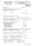 Đề thi thử THPTQG năm học 2018 môn Toán - Trường Đại học Vinh - Mã đề 132