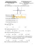 Đề thi thử THPQG năm 2018 môn Toán - Trường Đại học Ngoại thương