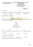 Đề kiểm tra môn thi THPT Quốc gia lần 4 năm học 2017-2018 môn Toán - Sở GD&ĐT Bắc Ninh - Mã đề 132
