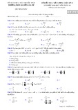 Đề kiểm tra chất lượng giữa HK 2 môn Toán lớp 10 năm 2016-2017 - THPT Nguyễn Văn Cừ - Mã đề 002