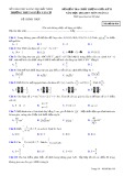 Đề kiểm tra chất lượng giữa HK 2 môn Toán lớp 12 năm 2016-2017 - THPT Nguyễn Văn Cừ - Mã đề 016