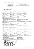 Đề thi HK 2 môn Hóa học lớp 10 năm 2018 - Sở GD&ĐT Quảng Nam - Mã đề 324