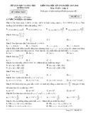 Đề thi HK 2 môn Toán lớp 11 năm 2018 - Sở GD&ĐT Quảng Nam - Mã đề 111