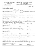 Đề thi HK 2 môn Toán lớp 11 năm 2018 - Sở GD&ĐT Quảng Nam - Mã đề 109
