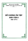 Đề cương ôn tập HK 2 môn tiếng Anh lớp 8 năm 2014-2015 - THCS&THPT Tà Nung