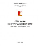  cẩm nang học tập và nghiên cứu dành cho nghiên cứu sinh: phần 1 - viện kinh tế và quản lý