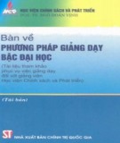  bàn về phương pháp giảng dạy bậc đại học: phần 2