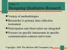 Lecture Communication research: Asking questions, finding answers: Chapter 14 - Joann Keyton