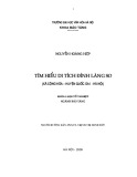 Tóm tắt Khóa luận tốt nghiệp ngành Bảo tàng học: Tìm hiểu di tích làng So