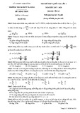 Đề thi thử THPT Quốc gia năm 2018 môn Vật lí lần 1 - THPT Tà Nung - Mã đề 321