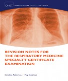  revision notes for the respiratory medicine specialty certificate examination: part 2