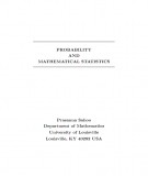  probability and mathematical statistics: part 1