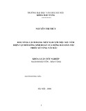 Tóm tắt Khóa luận tốt nghiệp khoa Bảo tàng học: Bảo tàng Cách  mạng Việt Nam với việc sưu tầm hiện vật về đời sống sinh hoạt của đồng bào dân tộc thiểu số vùng Tây Bắc