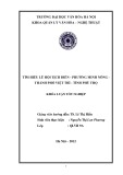 Tóm tắt Khóa luận tốt nghiệp khoa Bảo tàng học: Tìm hiểu lễ hội Tịch Điền- phường Minh Nông- Thành phố Việt Trì- Tỉnh Phú Thọ