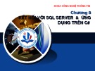 Bài giảng Hệ quản trị cơ sở dữ liệu MSSQL 2005: Chương 8 - Hồ Thị Anh Đào