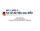 Bài giảng Cơ sở dữ liệu nâng cao: Bài 1.1 - PGS.TS. Đỗ Phúc