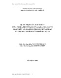 Tóm tắt Khóa luận tốt nghiệp khoa Văn hóa dân tộc thiểu số: Quan niệm của người Tày ở xã Nghĩa Phương, Lục Nam, Bắc Giang về hôn nhân và gia đình trong phong trào xây dựng Gia đình văn hóa hiện nay