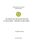 Đề tài nghiên cứu khoa học: Văn chính luận trung đại Việt Nam và Trung Quốc –  Tiếp biến và phát triển