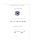 Tóm tắt Khoá luận tốt nghiệp khoa Văn hóa du lịch: Phát triển du lịch sinh thái ở 3 Lựng Xanh – Uông Bí – Quảng Ninh