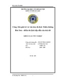 Tóm tắt Khóa luận tốt nghiệp khoa Văn hóa du lịch: Công viên giải trí và du lịch văn hóa Thiên đường Bảo Sơn - điểm du lịch hấp dẫn của thủ đô