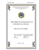 Tóm tắt Khóa luận tốt nghiệp khoa Văn hóa du lịch: Phát triển du lịch sinh thái tại Vườn Quốc Gia Côn Đảo