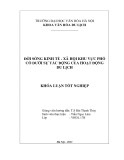 Tóm tắt Khóa luận tốt nghiệp khoa Văn hóa du lịch: Đời sống kinh tế - xã hội khu vực Phố Cổ dưới sự tác động của hoạt động du lịch