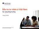 Đầu tư tư nhân ở Việt Nam: Kỳ vọng tăng trưởng