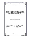 Tóm tắt Khóa luận tốt nghiệp khoa Thư viện - thông tin: Tìm hiểu dịch vụ bạn đọc đặc biệt tại Cục Thông tin Khoa học và Công nghệ Quốc gia