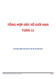 Tổng hợp dãy số giới hạn Toán 11