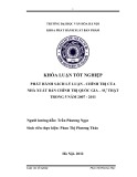 Tóm tắt Khóa luận tốt nghiệp khoa Xuất bản - Phát hành: Phát hành sách Lý luận - Chính trị của Nhà xuất bản Chính trị quốc gia - Sự thật trong 5 năm 2007 - 2011