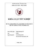 Tóm tắt Khóa luận tốt nghiệp khoa Xuất bản - Phát hành: Ảnh hưởng của sách điện tử tới sách in truyền thống ở Việt Nam hiện nay