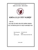 Tóm tắt Khóa luận tốt nghiệp khoa Xuất bản - Phát hành: Giá trị văn hóa truyền thống trong các ấn phẩm lịch của Việt Nam hiện nay