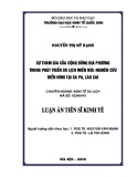 Luận án tiến sĩ kinh tế: Sự tham gia của cộng đồng địa phương trong phát triển du lịch miền núi: Nghiên cứu điển hình tại SaPa, Lào Cai