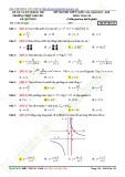 Đề thi thử THPT môn Toán năm 2017-2018 - Sở GD&ĐT Quảng Trị