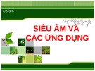 Bài thuyết trình: Siêu âm và các ứng dụng