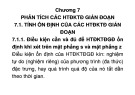 Bài giảng Lý thuyết điều khiển tự động 2: Chương 7 - Đỗ Quang Thông