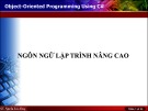 Bài giảng Ngôn ngữ lập trình nâng cao: Bài 2.2 - Nguyễn Xuân Hùng