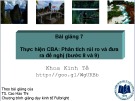 Bài giảng Kinh tế học về kiểm soát ô nhiễm: Chương 7