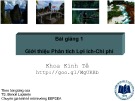 Bài giảng Kinh tế học về kiểm soát ô nhiễm: Chương 1