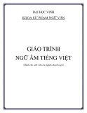 Giáo trình Ngữ âm tiếng Việt: Phần 1